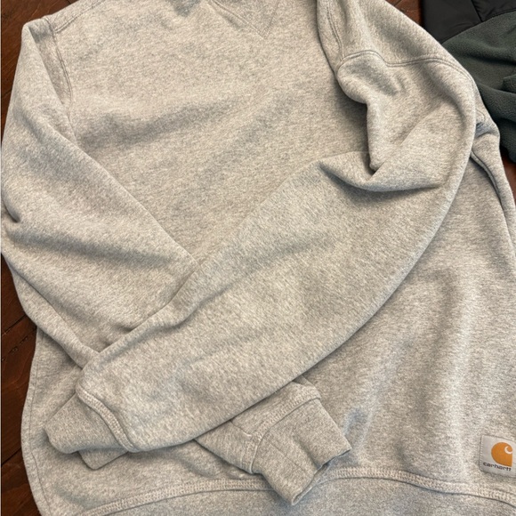 Carhartt Men's Light Gray Crewneck Sweater - Picture 1 of 3